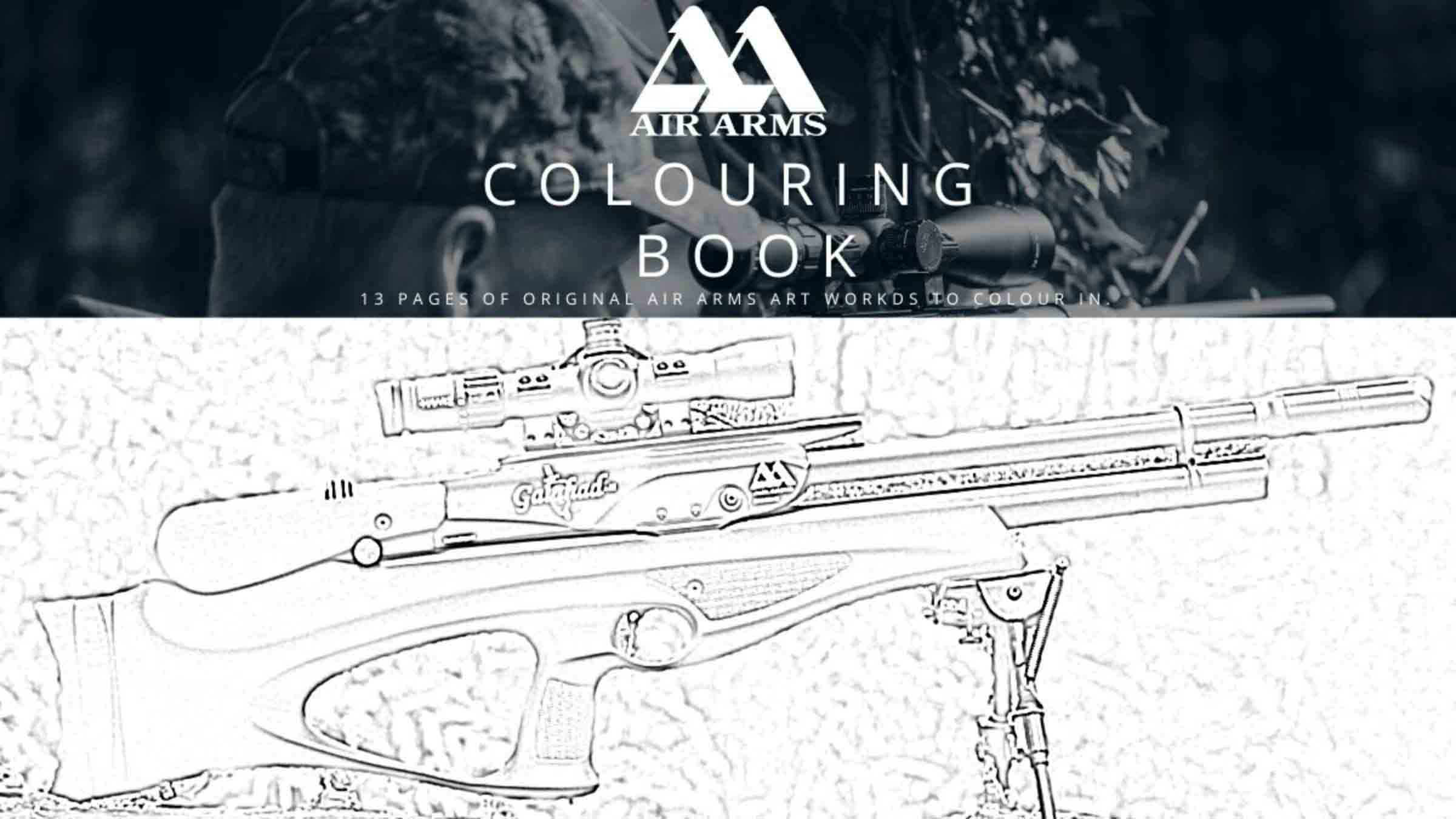 Air Arms Colouring Book